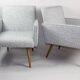 Paire de fauteuils vintage, années 1970