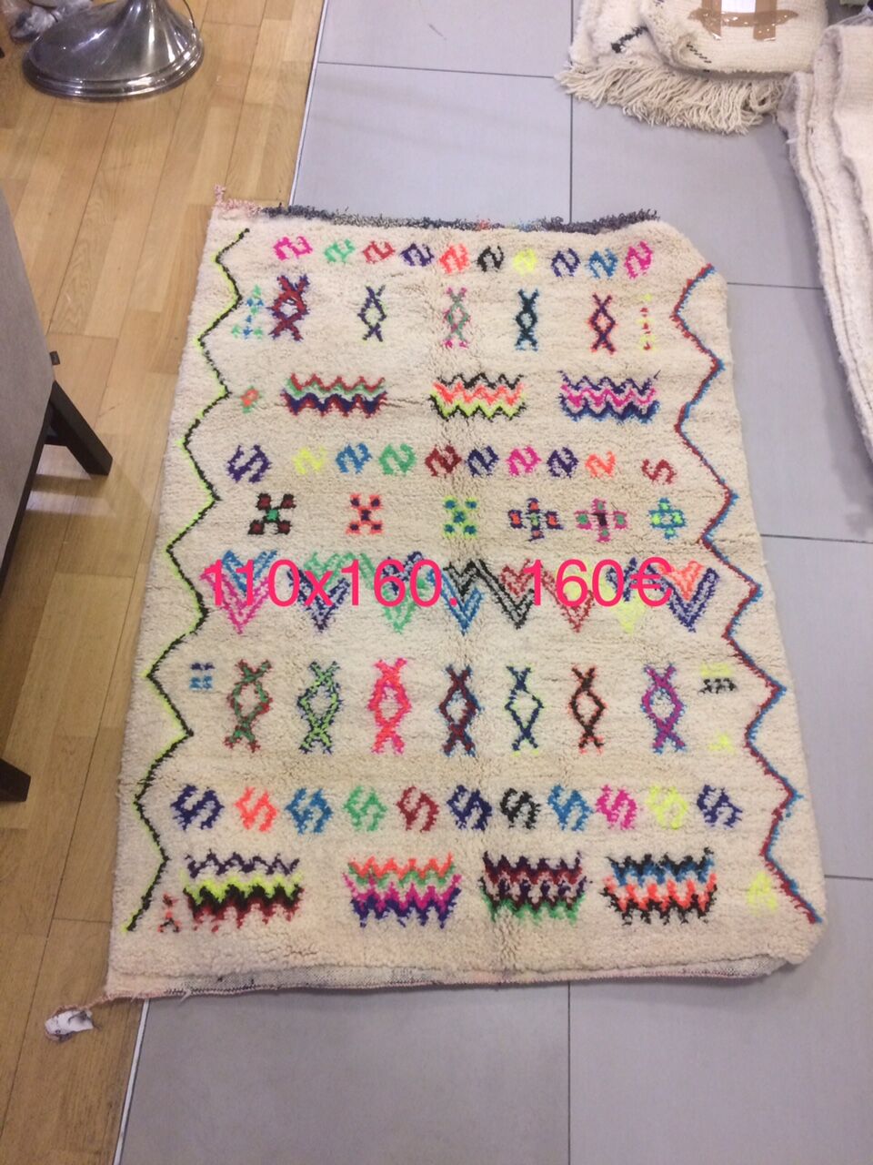 Tapis berbère 110x160cm