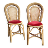 60s rattan chair (*2)