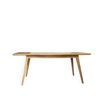 Table basse en bois de style scandinave, années 60-70