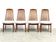 4 dining chairs by Preben Shou Denmark
