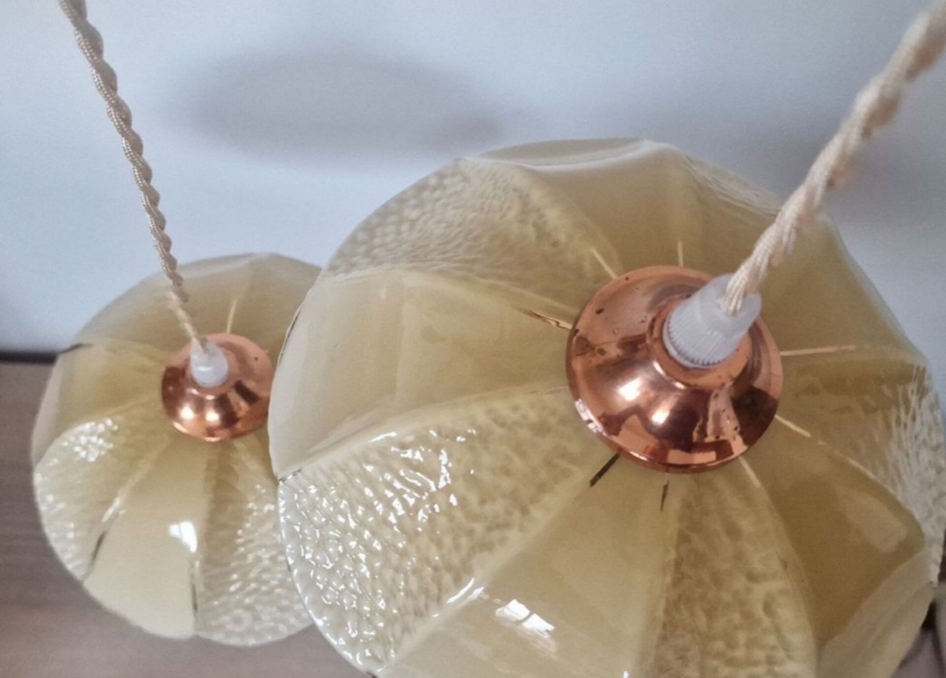 Opaline Art Deco Suspension