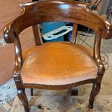 Walnut office chair