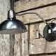 Old Table Lamp Wall Light in Aluminor Metal Vintage 50s/60s
