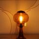 Lampe en verre soufflé Art-Déco