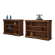 Pair of solid oak bookshelves from the 1920s.