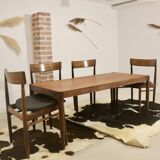 Scandinavian teak coffee table year 60 : Ref : Rosy
