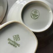 Small milk jug and porcelain bowls Schirnding Bavaria