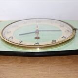Beroz green formica wall clock