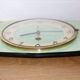Beroz green formica wall clock