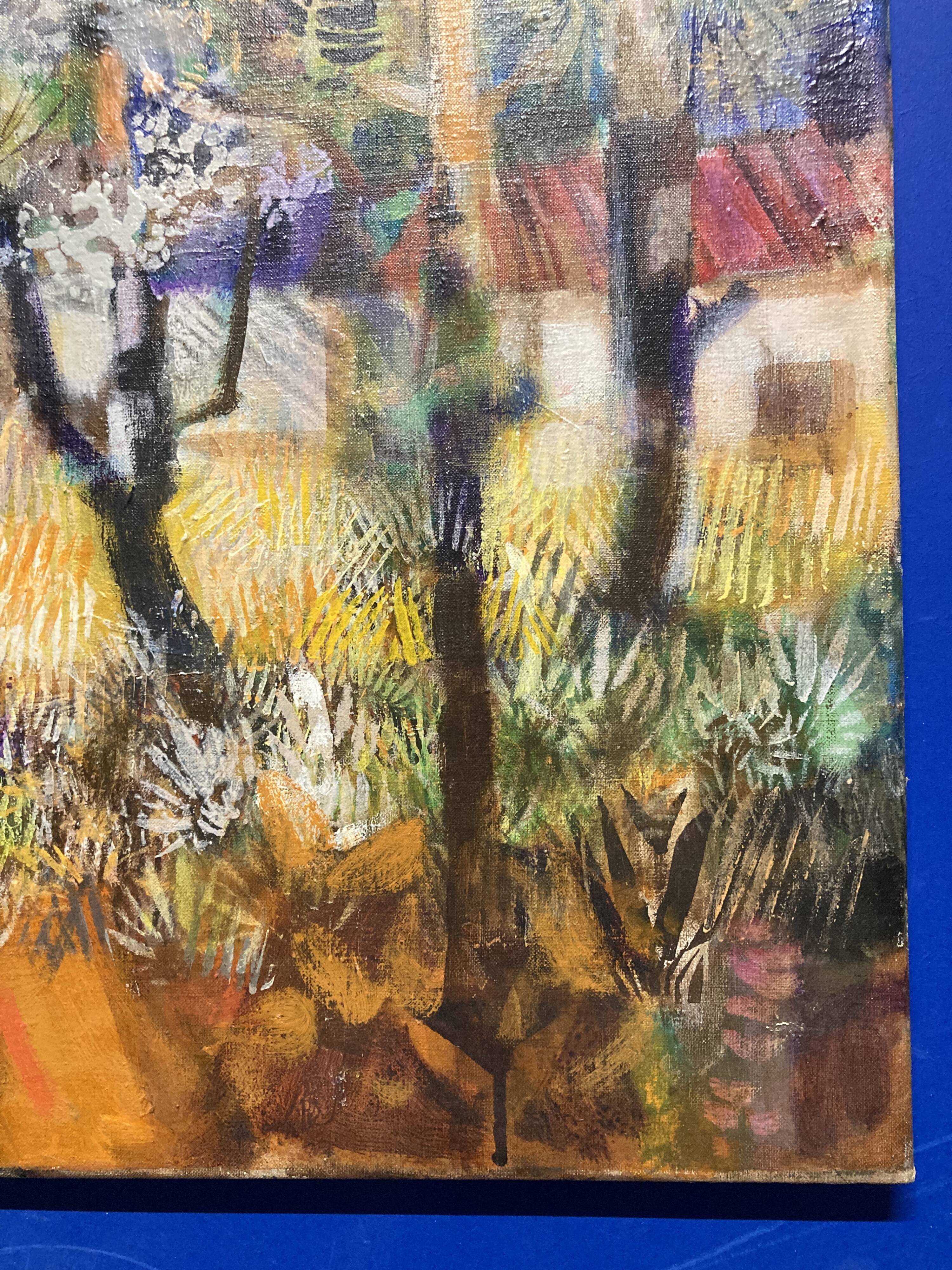 Thalmos, The Holy Mountain Sainte-Victoire, Oil on canvas