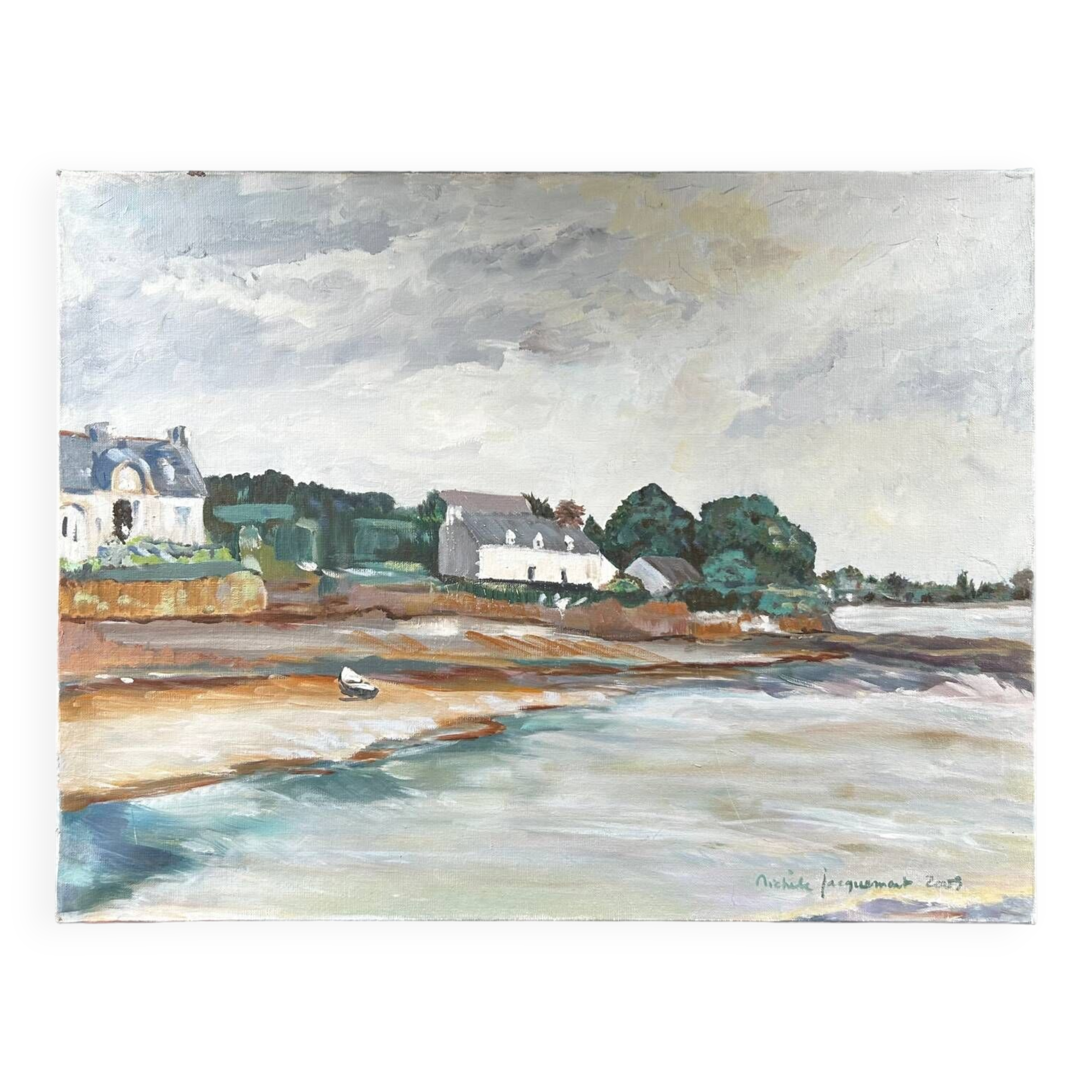 Breton village tableau of the Aber