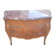 Louis XV style chest of drawers with red marble top (circa 1900)