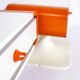 Space Age vintage side table by Christian Adam, France, 1970s.