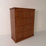 Classeur vintage avec tiroirs