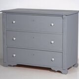 Commode gris argenté, c.1900