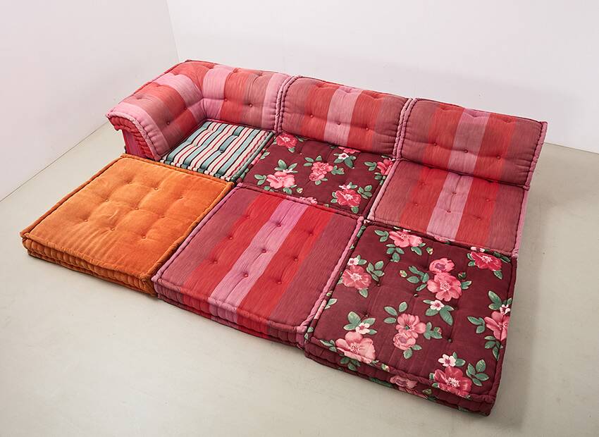 Canapé Mah Jong emblématique par Hans Hopfer pour Roche Bobois France 1971