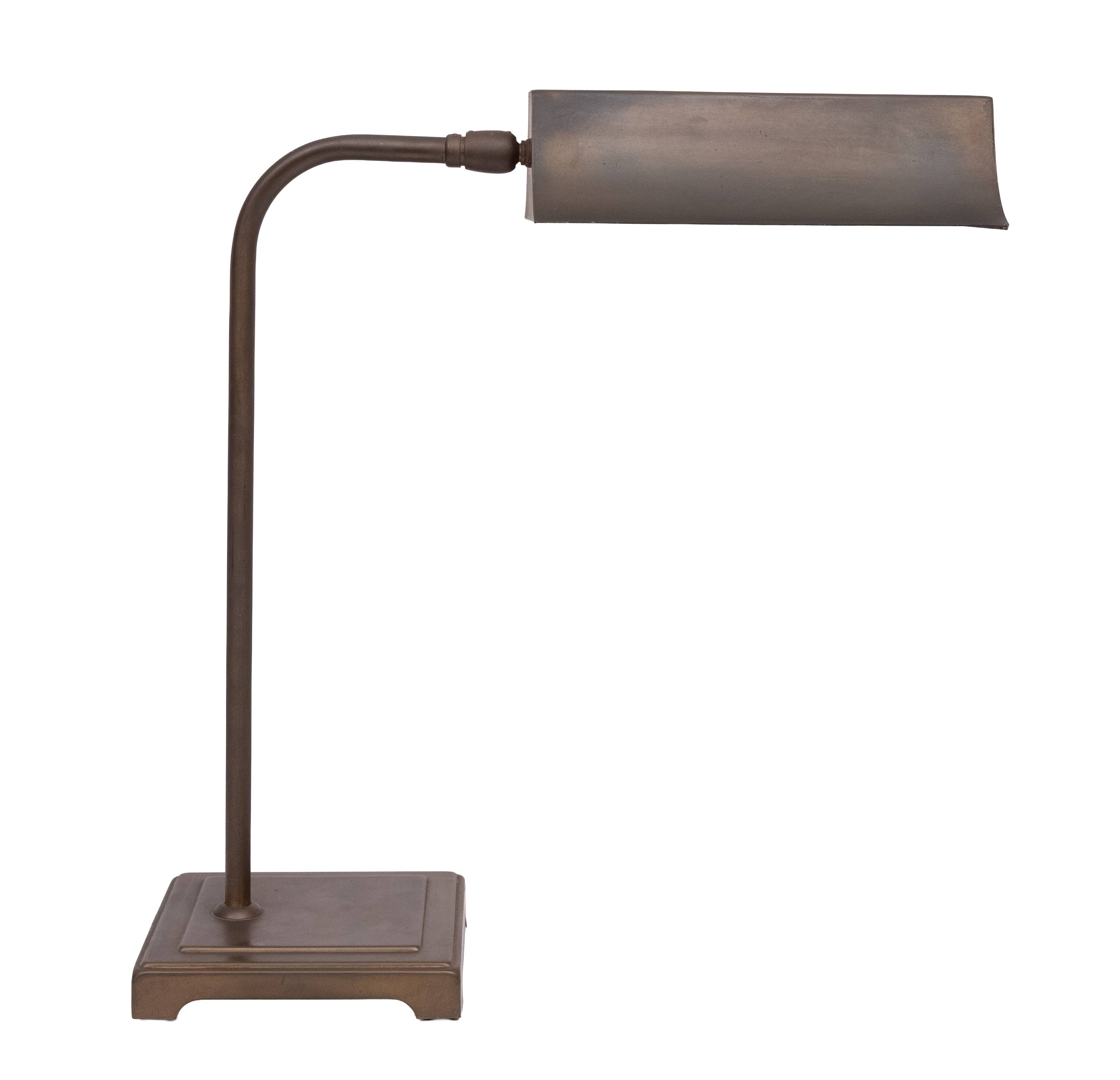 Herda Bronze Desk Lamp, Vintage 1970s, Holland