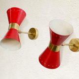 Wall lamps in the style of Italian creations of the 1950s