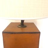 Japanese leather lamp, 1970