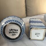 Set of 5 ceramic bottles by Roger Capron, Vallauris, circa 1960