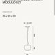 Foscarini Chouchin 1, 2 & 3 glass pendant lamps