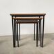Tables gigogne teck moderniste années 50