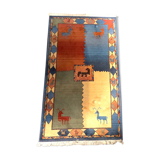 Tapis coloré en laine 146x86cm