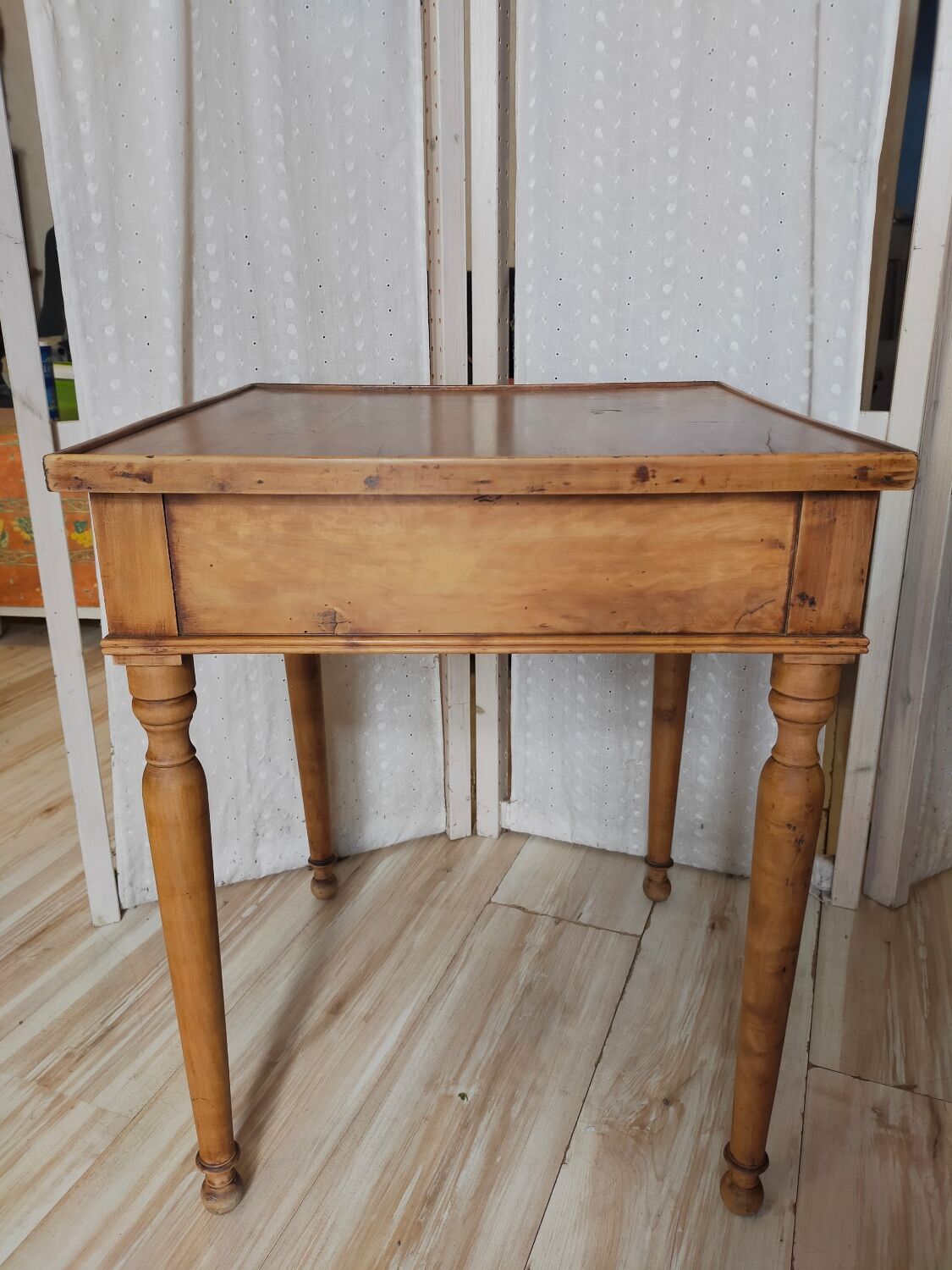 Walnut side table