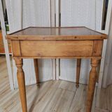 Walnut side table