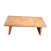 Low console in pine Scandinavian style / vintage 60s-70s
