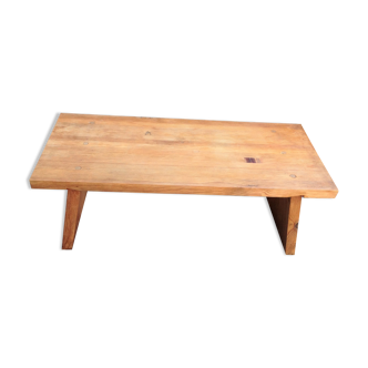 Low console in pine Scandinavian style / vintage 60s-70s