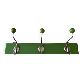 Vintage coat rack green