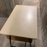 Vintage modernism desk with two drawers