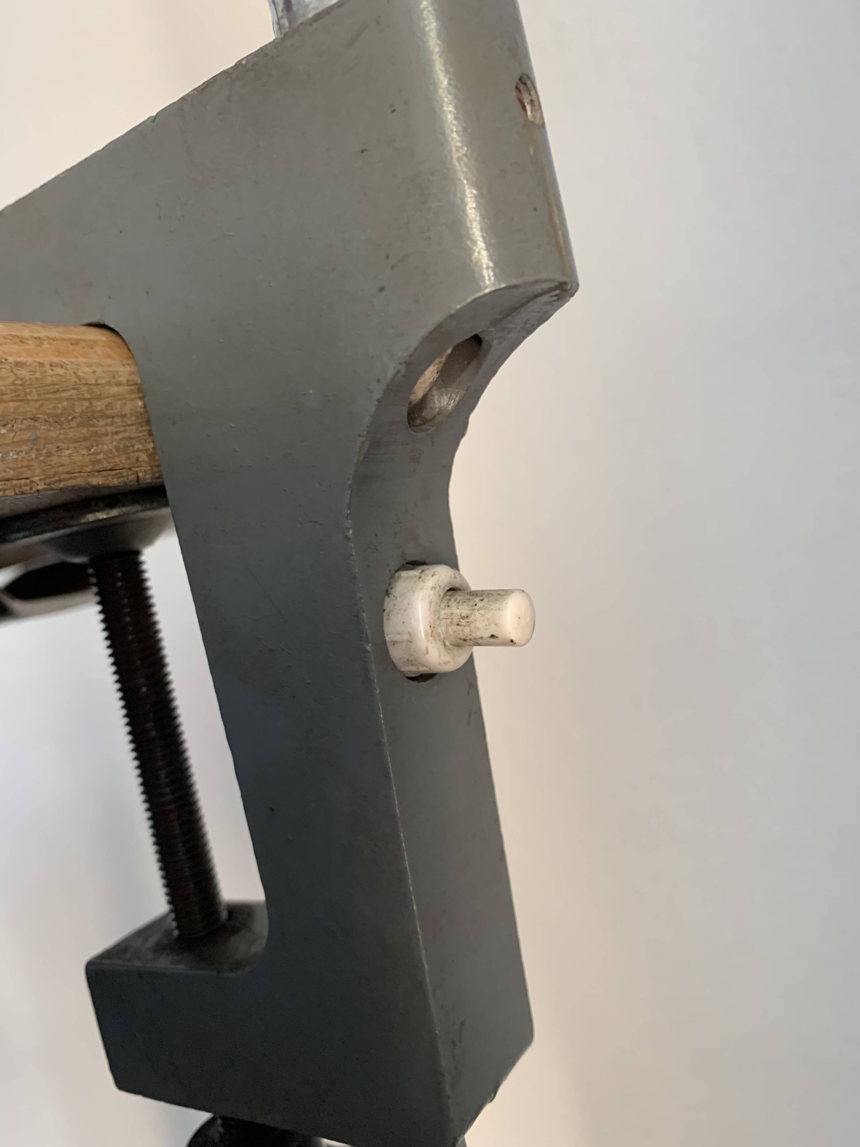 Vintage 1950s Jumo industrial workshop/factory/office lamp - 55 cm