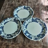 Set of 3 old John Tams flat plates
