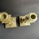 Pair of Napoleon III candle holders - Louis XIV style - Bronze (gilded)