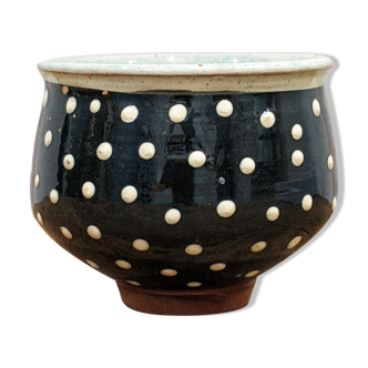 Artisanal ceramic pot cover
