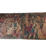 Ancienne grande tapisserie les vendanges atelier Rambouillet