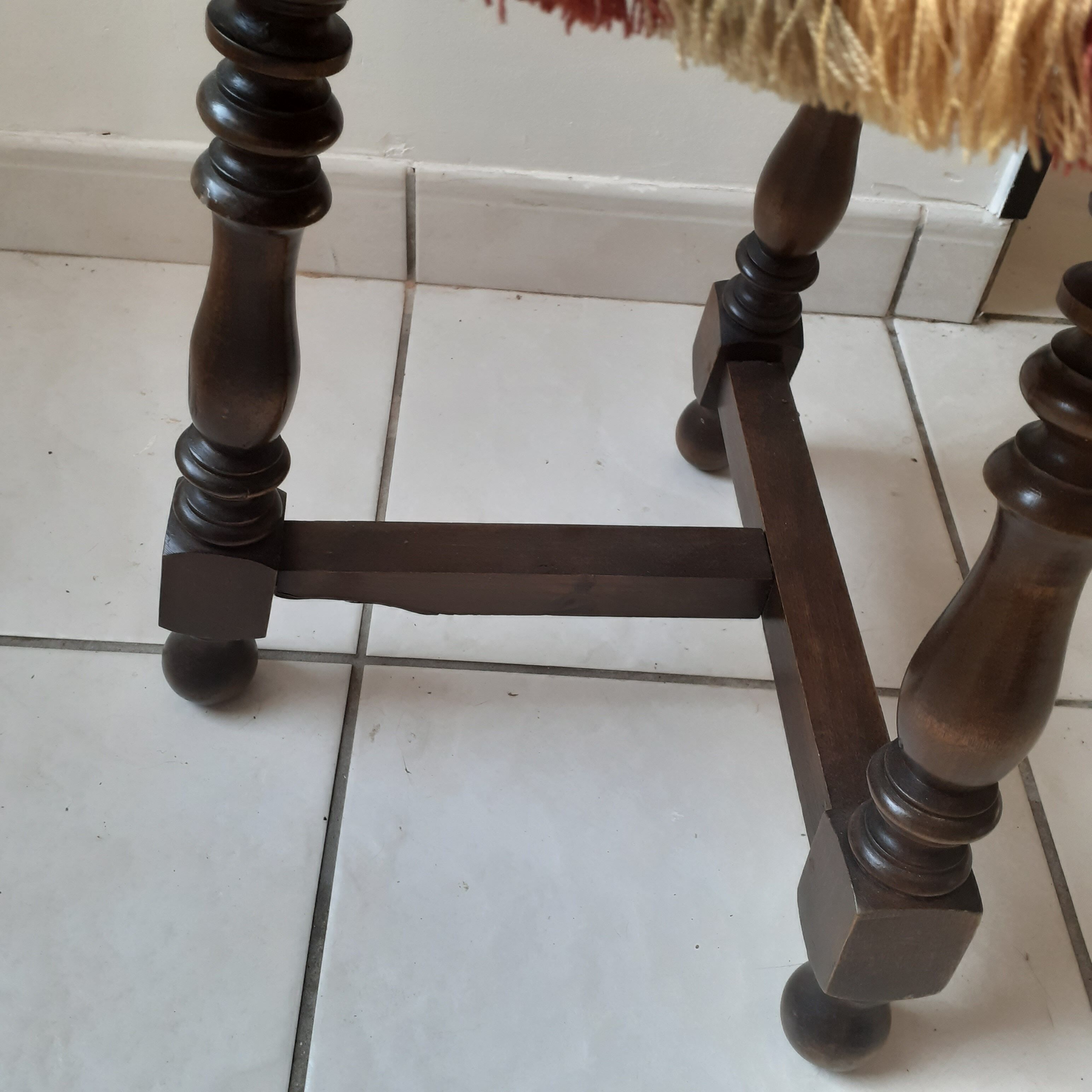 Old chair in medieval style.