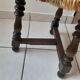Old chair in medieval style.
