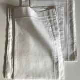 Pair of pillowcases reserve canvas trousseau 1960