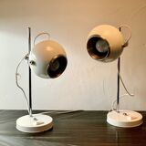 Duo of Delmas house Eyeball lamps