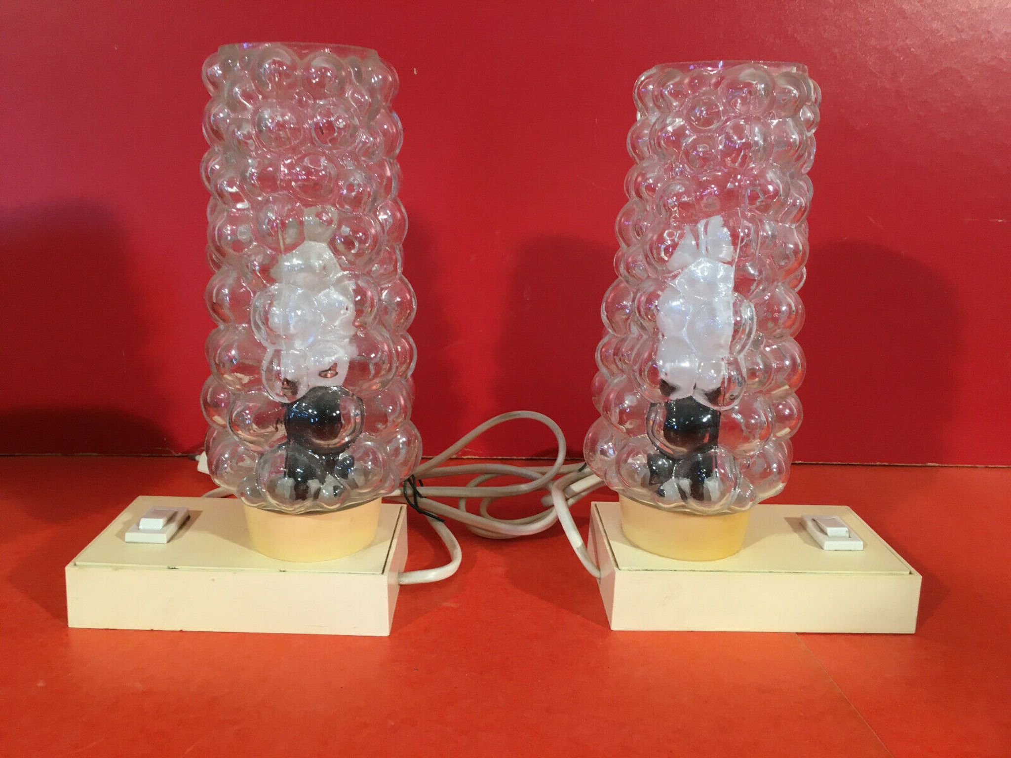 Paire de lampes de chevets Hawill Design 6001 vintage