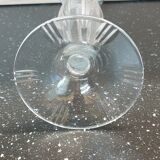 Hand-cut crystal vase