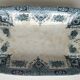 Large rectangular ironstone dish Spring