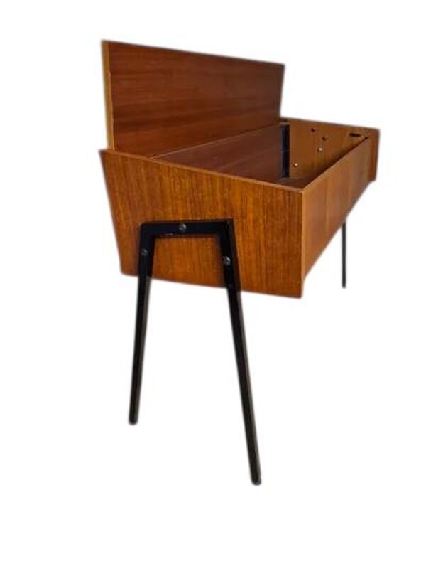 Bureau-Console Vintage ''Legate'' - Teck & Métal - Design Scandinave 196