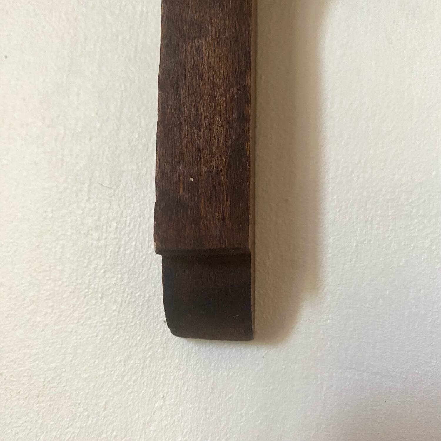 Half-moon wall shelves