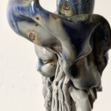 Anthropomorphic ceramic candlestick