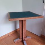 Art Deco game table pedestal table